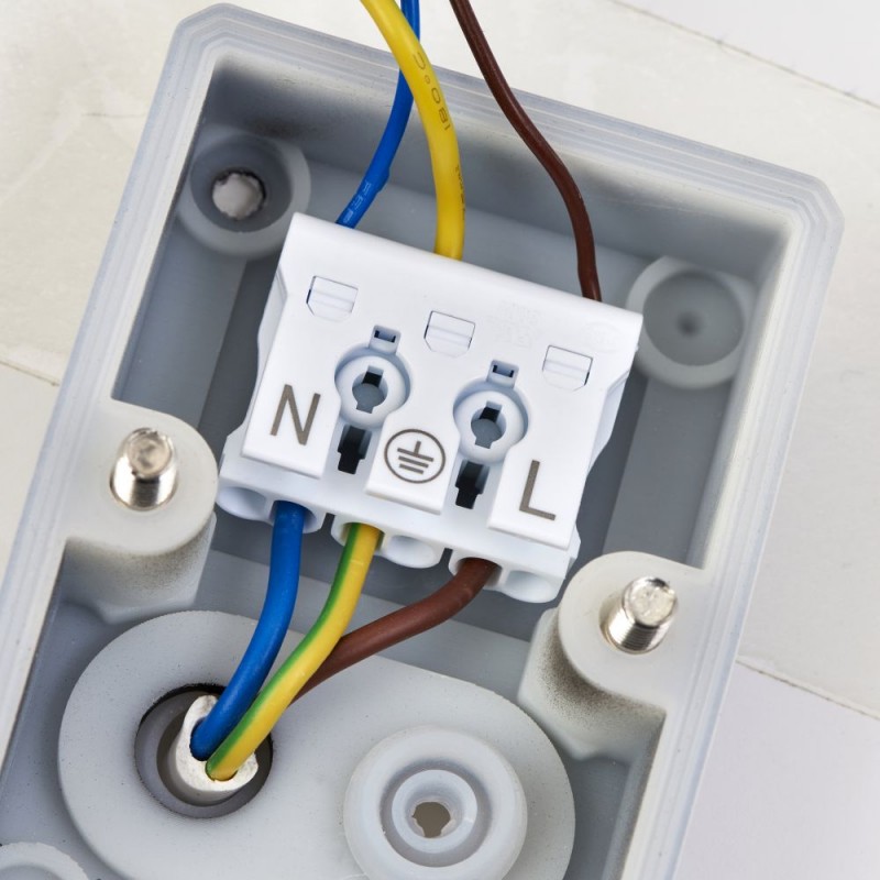 Saxby-121030 - Scope - Matt Black Wall Lamp IP65