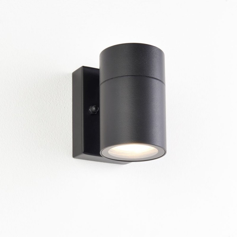 Saxby-121030 - Scope - Matt Black Wall Lamp IP65