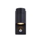 Saxby-121031 - Scope - Matt Black Wall Lamp with PIR/Photocell Sensor IP65
