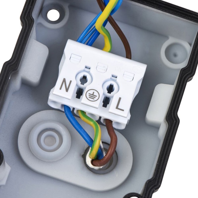 Saxby-121031 - Scope - Matt Black Wall Lamp with PIR/Photocell Sensor IP65