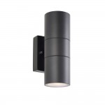 Scope - Matt Black Up & Down Wall Lamp IP65