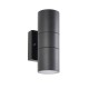 Saxby-121032 - Scope - Matt Black Up & Down Wall Lamp IP65