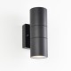 Saxby-121032 - Scope - Matt Black Up & Down Wall Lamp IP65