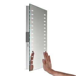 Perle - Bathroom CCT Mirror with Shaver Socket