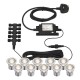 Saxby-13889 - Ikon - Set of 10 CCT Decking Lights ∅3.5
