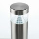Saxby-13929 - Pyramid - LED Brushed Stainless Steel Bollard