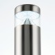 Saxby-13929 - Pyramid - LED Brushed Stainless Steel Bollard