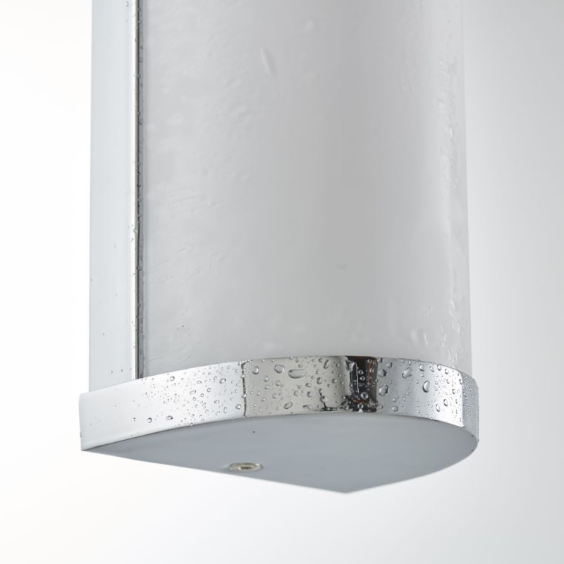 Saxby-39363 - Ice - Chrome 2 Light with Frosted Glass IP44