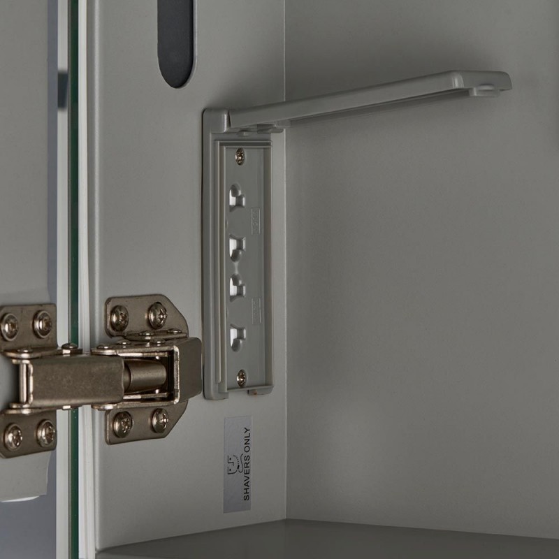 Saxby-60894 - Revelo - LED Cabinet Mirror with Shaver Socket IP44