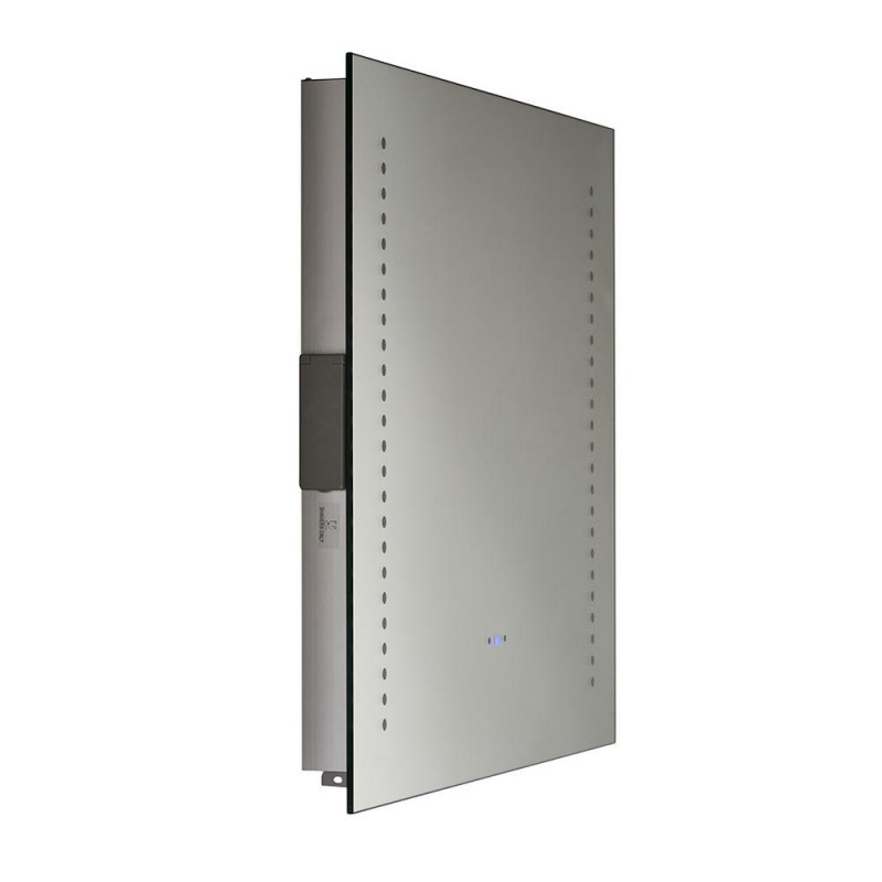 Saxby-60895 - Rift - Bathroom CCT Mirror with Shaver Socket