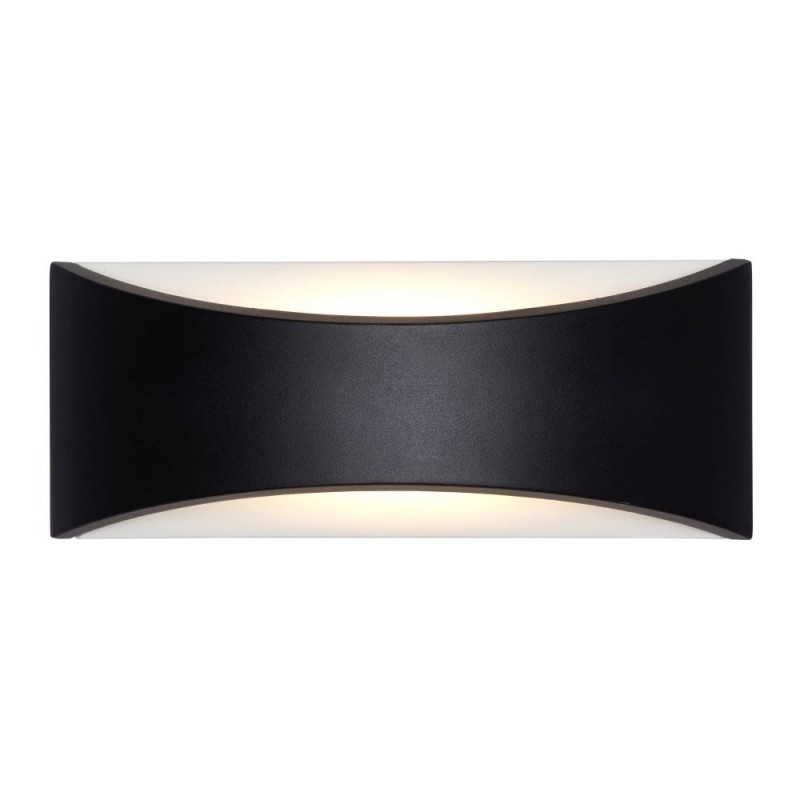 Saxby-61865 - Vulcan - Outdoor Black CCT Wall Lamp