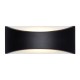 Saxby-61865 - Vulcan - Outdoor Black CCT Wall Lamp