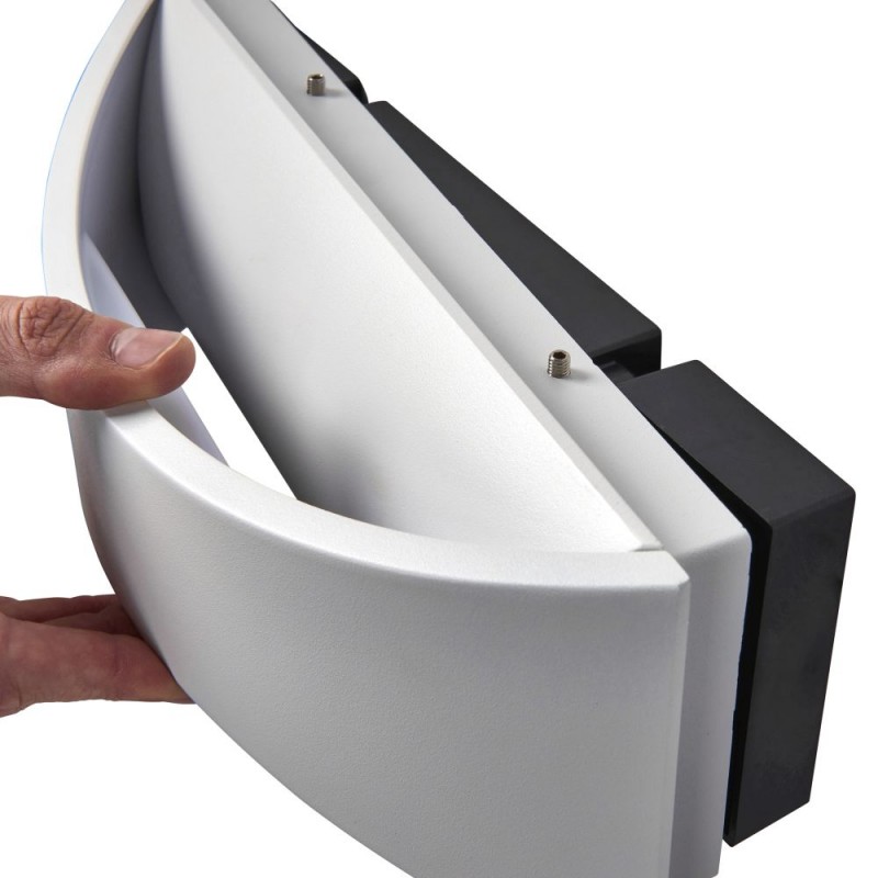 Saxby-61866 - Vulcan - Outdoor White CCT Wall Lamp