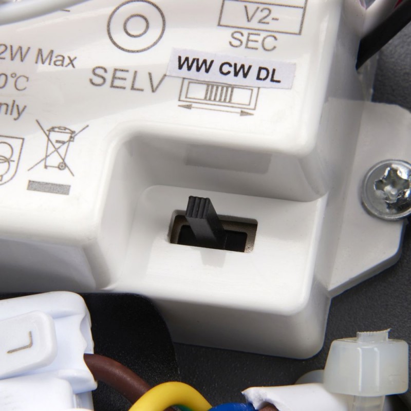 Saxby-67687 - Morti - Textured Anthracite Up&Down CCT Wall Lamp