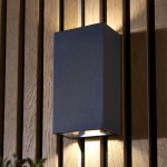 Morti - Textured Anthracite Up&Down CCT Wall Lamp