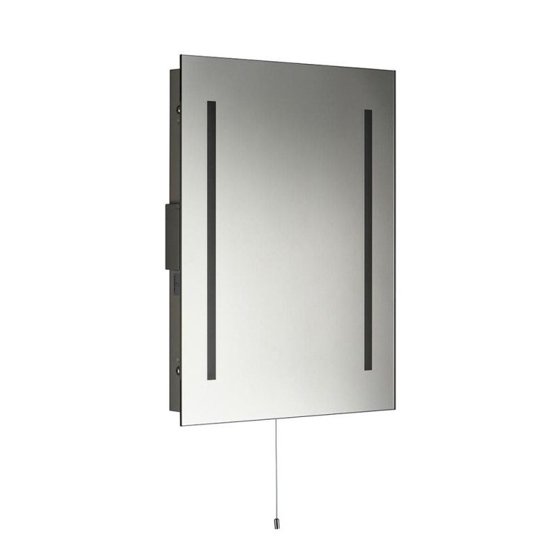 Saxby-72360 - Glimpse - Bathroom LED Mirror with Shaver Socket