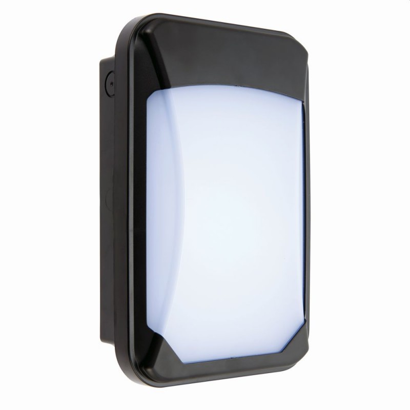 Saxby-77914 - Lucca Mini - Black & White LED Wall Lamp IP65