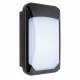 Saxby-77915 - Lucca Mini - Black & White LED Wall Lamp IP65 with Microwave Sensor