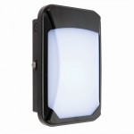 Lucca Mini - Black & White LED Wall Lamp IP65 with Photocell Sensor