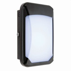 Lucca Mini - Black & White LED Wall Lamp IP65 with Photocell Sensor