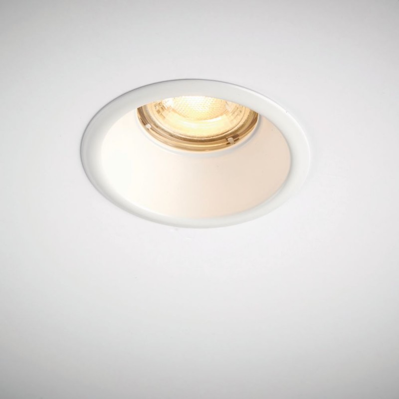 Saxby-80247 - Speculo Anti-glare - IP65 White Recessed Downlight Ø 8.5 cm
