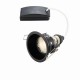 Saxby-80248 - Speculo Anti-glare - IP65 Black Recessed Downlight Ø 8.5 cm