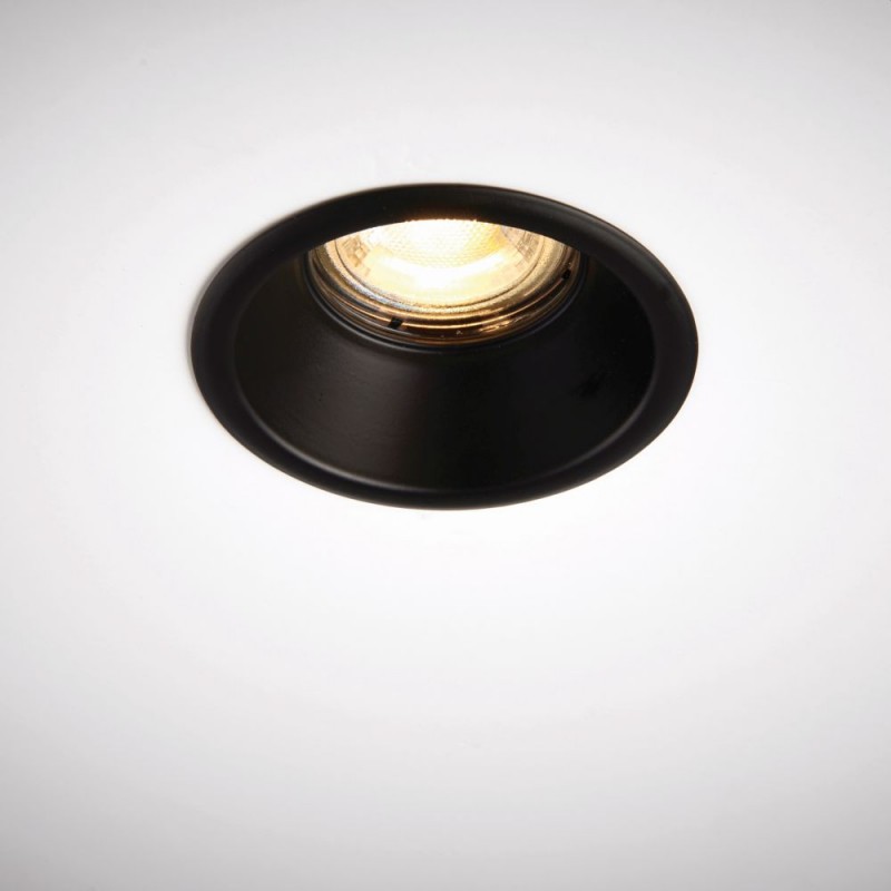 Saxby-80248 - Speculo Anti-glare - IP65 Black Recessed Downlight Ø 8.5 cm