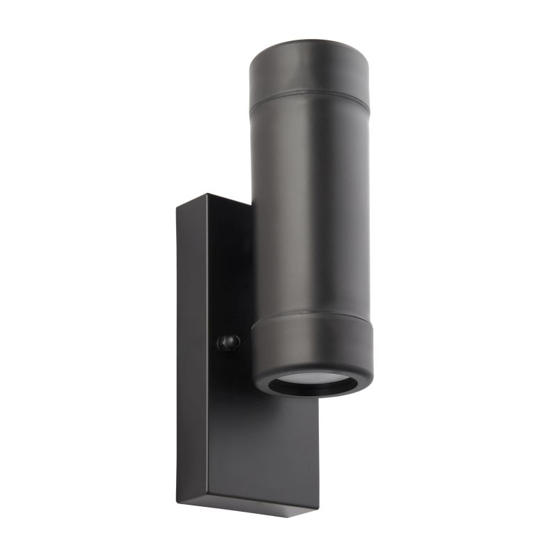 Saxby-81015 - Icarus - Outdoor Black Up&Down Photocell Wall Lamp