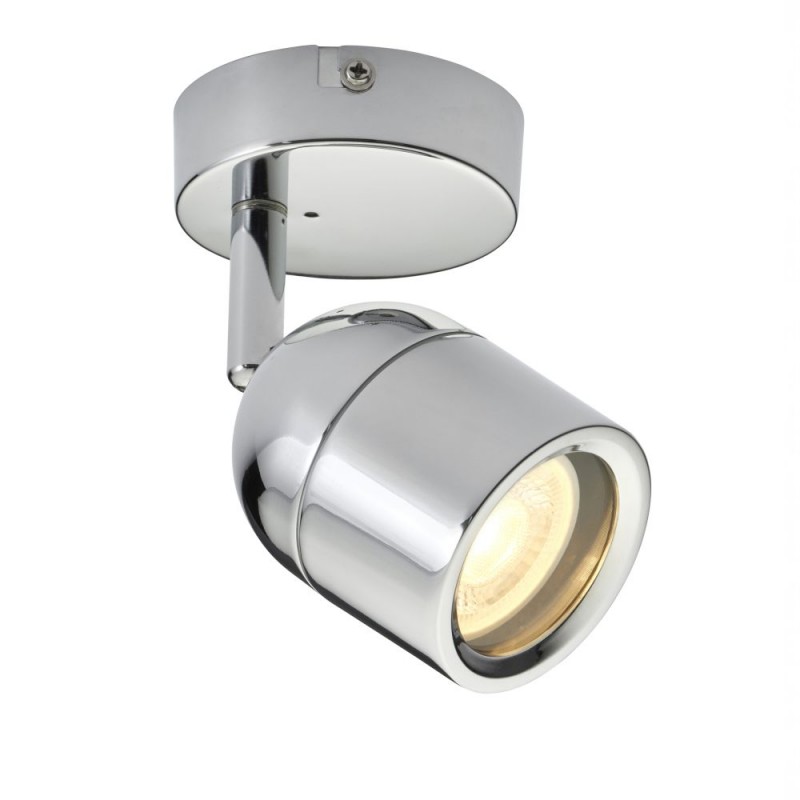 Saxby-81569 - Knight - Polished Chrome Single Spotlight IP44