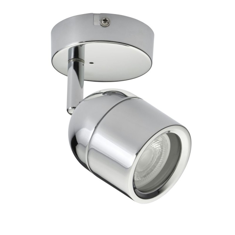 Saxby-81569 - Knight - Polished Chrome Single Spotlight IP44