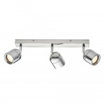 Knight - Polished Chrome 3 Spotlights IP44