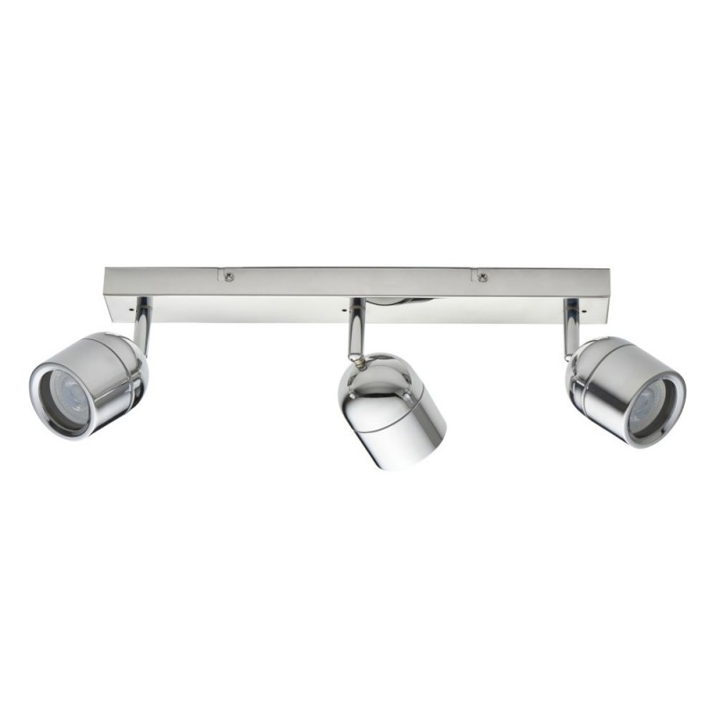Saxby-81570 - Knight - Polished Chrome 3 Spotlights IP44