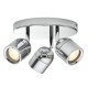 Saxby-81571 - Knight - Polished Chrome 3 Spotlights IP44