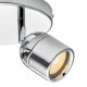 Saxby-81571 - Knight - Polished Chrome 3 Spotlights IP44