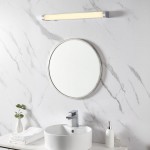 Moda - Chrome LED Wall Lamp with White Diffuser IP44