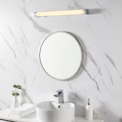 Moda - Chrome LED Wall Lamp with White Diffuser IP44