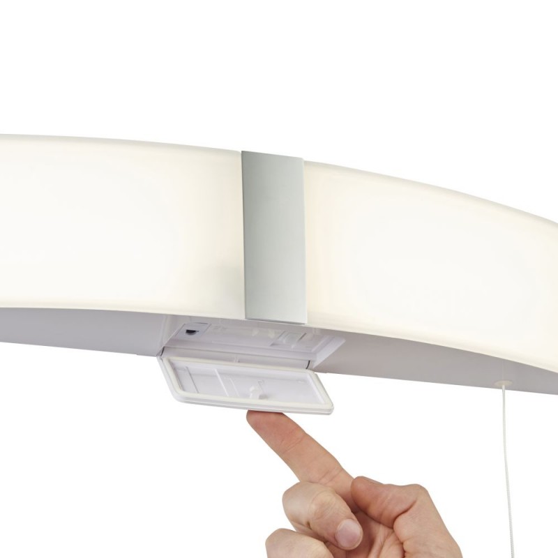 Saxby-91797 - Onan - Chrome Shaver Light with White Diffuser