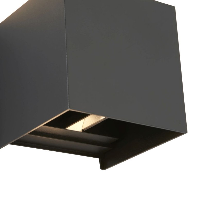 Saxby-97824 - Glover - LED Black Up&Down CCT Wall Lamp