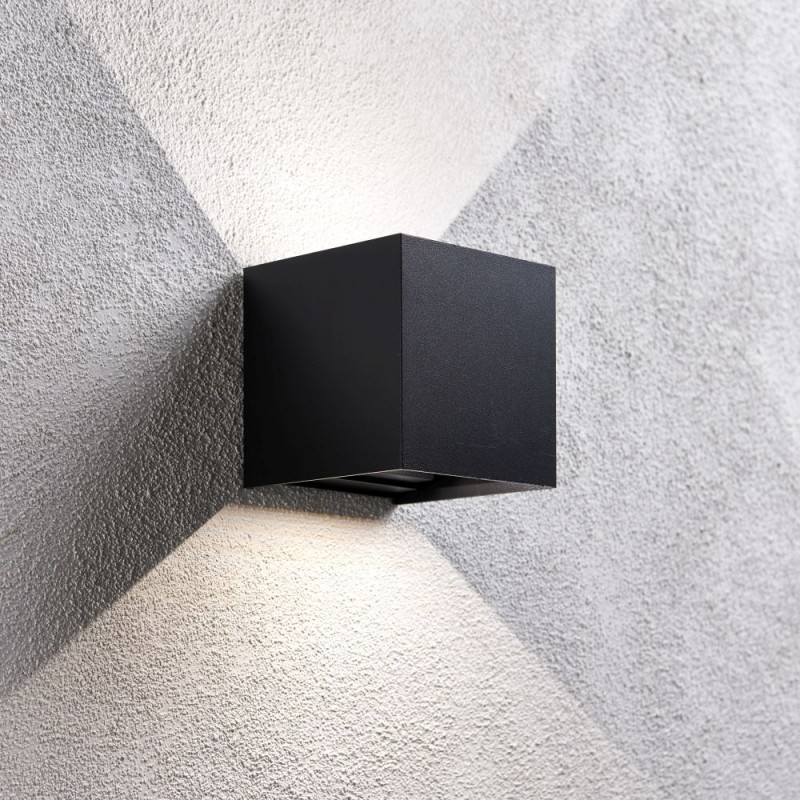 Saxby-97824 - Glover - LED Black Up&Down CCT Wall Lamp