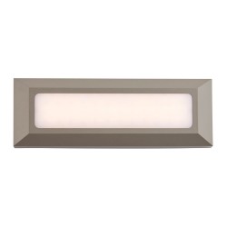 Severus - Grey Surface CCT Brick Light with White Diffuser