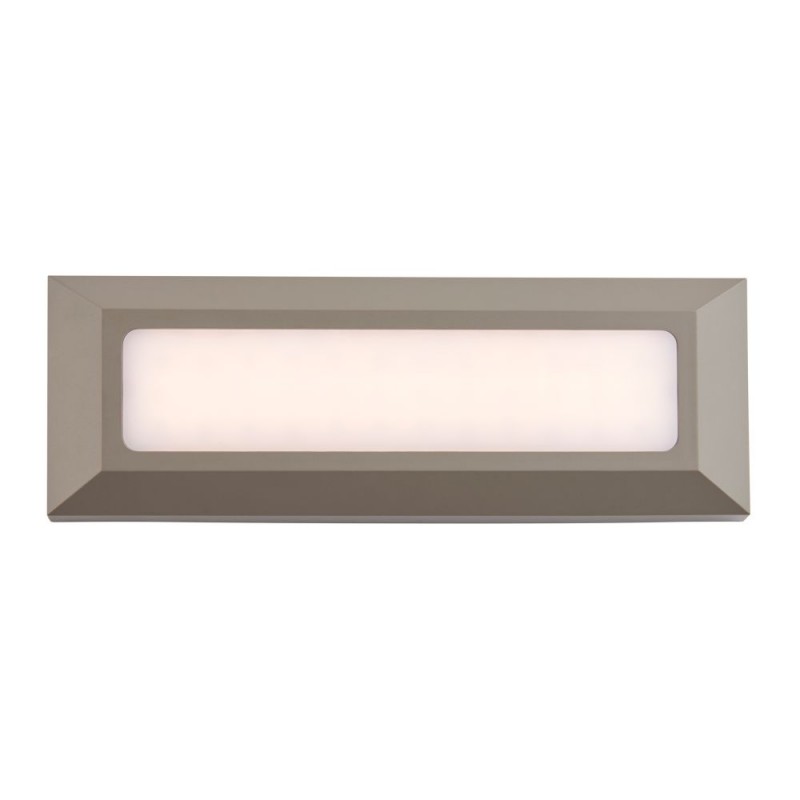 Saxby-EL-40103 - Severus - Grey Surface CCT Brick Light with White Diffuser