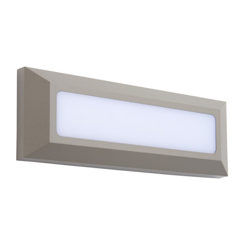 Saxby-EL-40103 - Severus - Grey Surface CCT Brick Light with White Diffuser
