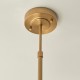 - Stamford - Brushed Aged Brass 5 Light Centre Fitting with Clear Ribbed Glass Endon-120635 - Stamford - Brushed Aged Brass 5 Light Centre Fitting with Clear Ribbed Glass