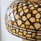 Interiors1900-111921 - Mille Feux - Satin Black 2 Light Floor Lamp with Tiffany Glass