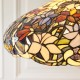 Interiors1900-112193 - Sullivan - Satin Black 3 Light Pendant with Tiffany Glass