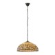 Ceiling Lights - Ashtead - Tiffany Glass & Dark Bronze 3 light Pendant Interiors1900-63914 - Ashtead - Tiffany Glass & Dark Bronze 3 light Pendant