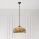 Ceiling Lights - Ashtead - Tiffany Glass & Dark Bronze 3 light Pendant Interiors1900-63914 - Ashtead - Tiffany Glass & Dark Bronze 3 light Pendant
