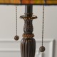 Interiors1900-63916 - Ashstead - Tiffany Glass & Dark Bronze Medium Table Lamp