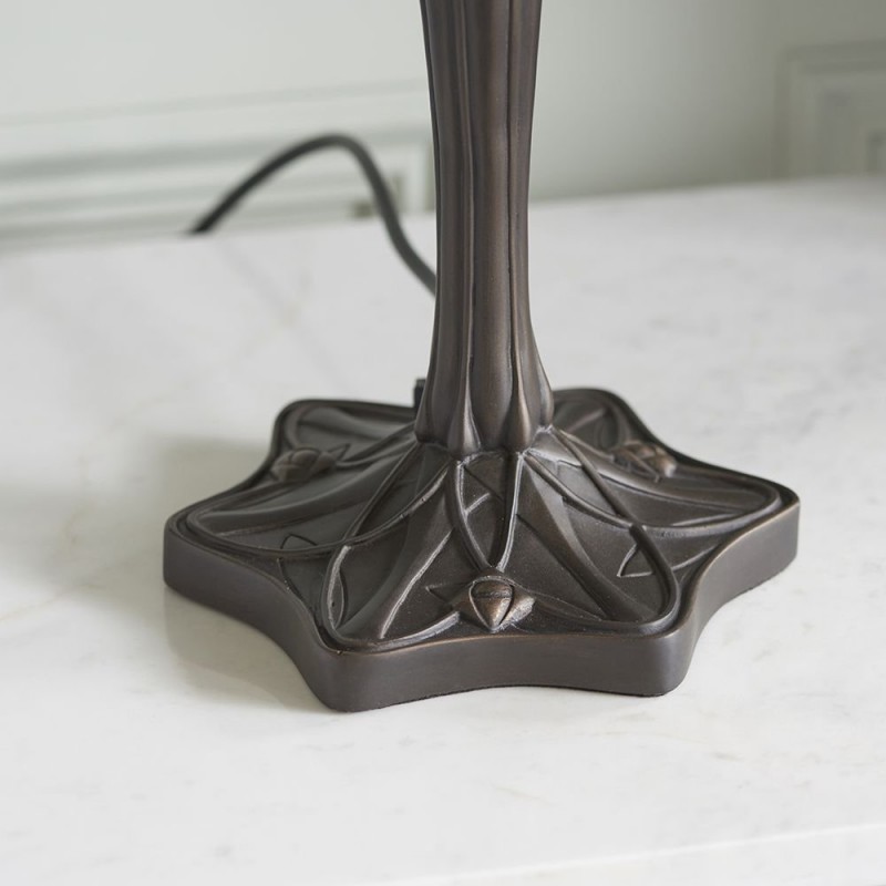 Interiors1900-63925 - Ashton - Tiffany Glass & Dark Bronze Medium Table Lamp
