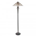 Astoria - Tiffany Glass & Black Floor Lamp Astoria - Tiffany Glass & Black Floor Lamp
